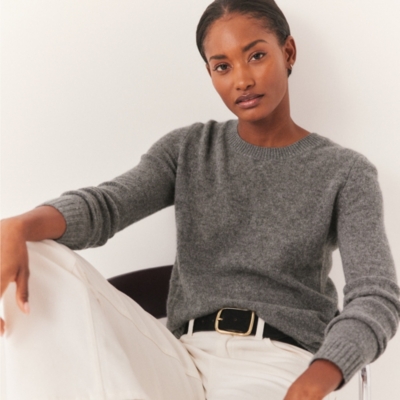 Cashmere Layering Crew Neck Jumper