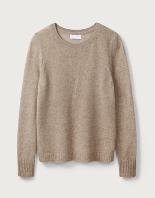 white company cashmere layering jumper