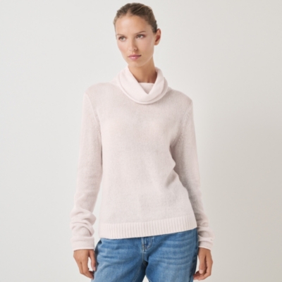 Cashmere Layering Funnel Neck Jumper