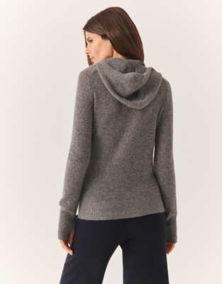 Cashmere Layering Hoodie - Pewter