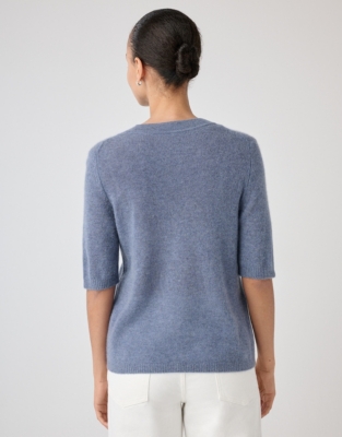 Cashmere Layering Knitted Tee