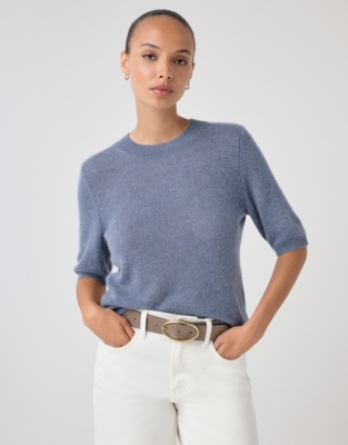 Cashmere Layering Knitted Tee