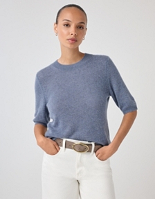 Cashmere Layering Knitted Tee