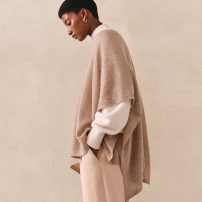 Cashmere Layering Poncho