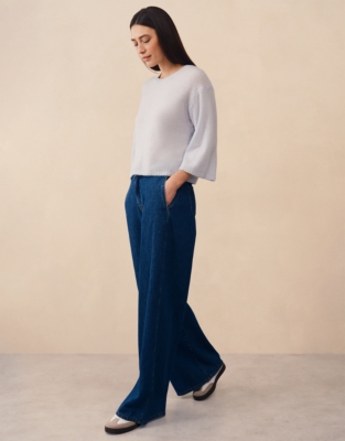 Cashmere Layering Wide Sleeve Jumper