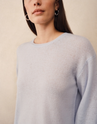 Cashmere Layering Wide Sleeve Jumper