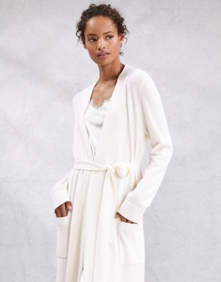 Cashmere Long Robe | Nightwear & Robes Sale | The White Company UK