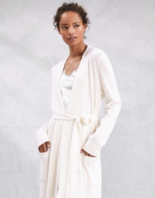 cashmere and silk robe