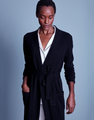 Cashmere Long Robe Nightwear & Robes Sale The White Company UK