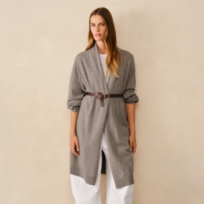 Cashmere Longline Cardigan