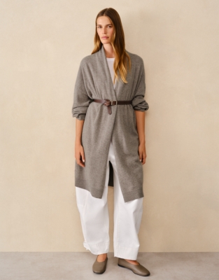 Cashmere Longline Cardigan