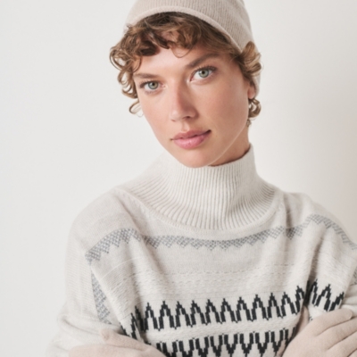 Cashmere Longline Gloves & Essential Hat Gift Set