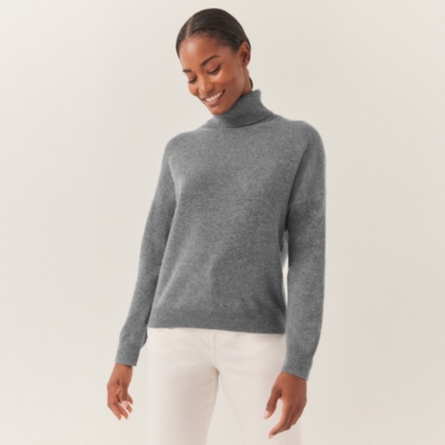 Cashmere Oversized Roll Neck Jumper