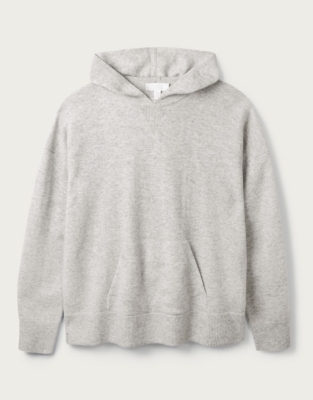 white company hoodie