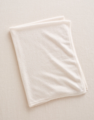 Cashmere Pointelle Blanket