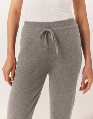 Cashmere Rib Detail Joggers