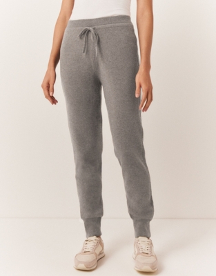 Cashmere Rib Detail Joggers