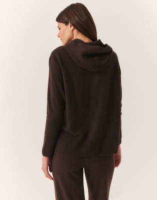 Cashmere Rib Hoodie