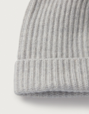 Cashmere Ribbed Hat