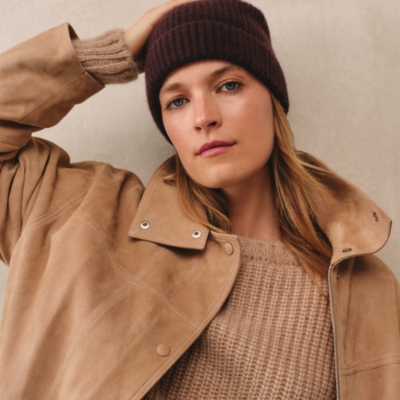 Cashmere Ribbed Hat