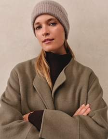 Cashmere Ribbed Hat