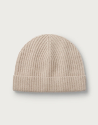 Cashmere Ribbed Hat
