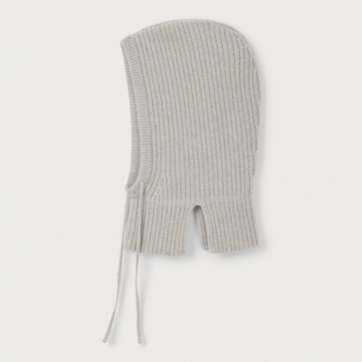 Cashmere Ribbed Hood