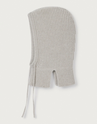 Cashmere Ribbed Hood