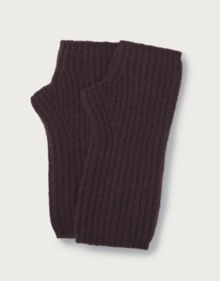 Cashmere Ribbed Wristwarmer