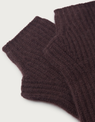 Cashmere Ribbed Wristwarmer