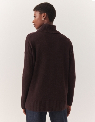 Cashmere Roll Neck Jumper