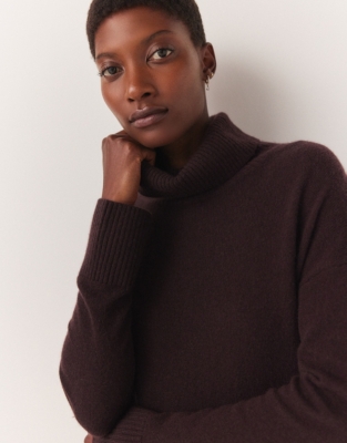 Cashmere Roll Neck Jumper