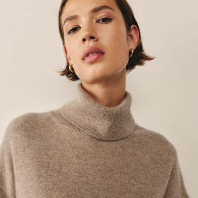 Cashmere Roll Neck Jumper