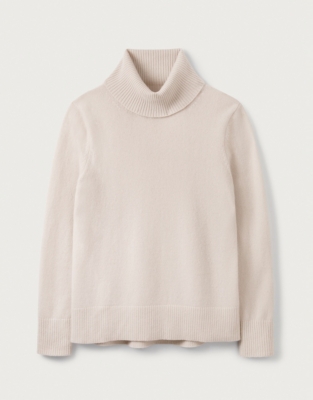 Cashmere Roll-Neck Jumper | Clothing Sale | The White Company UK