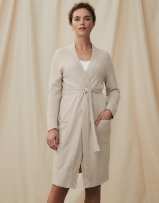 Cashmere Short Robe Robes & Dressing Gowns The White Company US