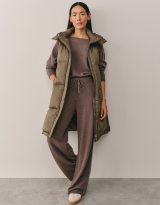 Cashmere Side Stripe Jumper