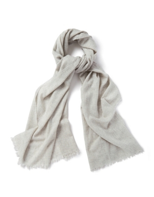 white company cashmere scarf