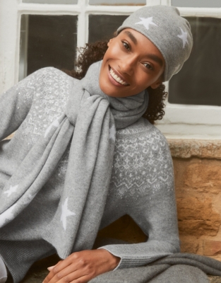 Star cashmere clearance scarf