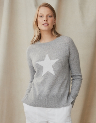 The white company outlet star jumper