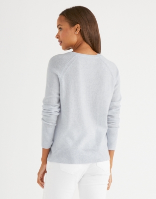 Cashmere Sweater - Pale Blue Marl