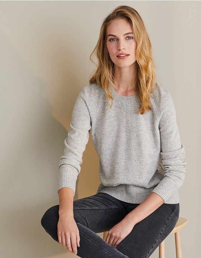 Cashmere Sweatshirt | Clothing Sale | The White Company UK