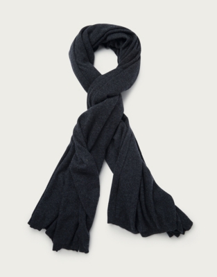 white company cashmere scarf