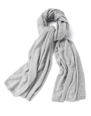 white company cashmere scarf