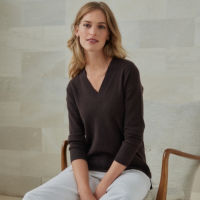 Oversized Roll-Neck Jumper With Silk, Clothing Sale