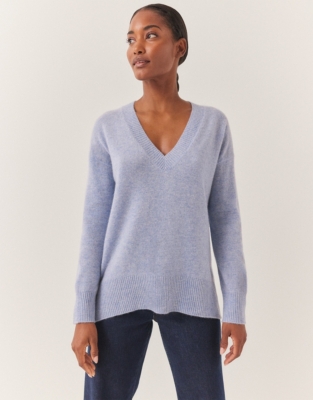 Cashmere jumper white company best sale