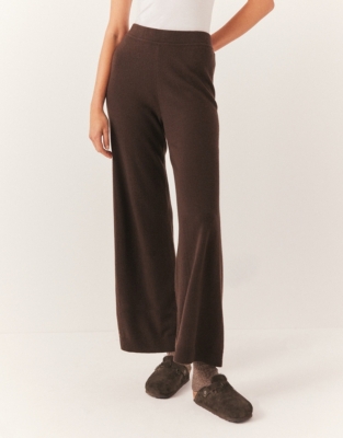 Cashmere Wide Leg Trousers