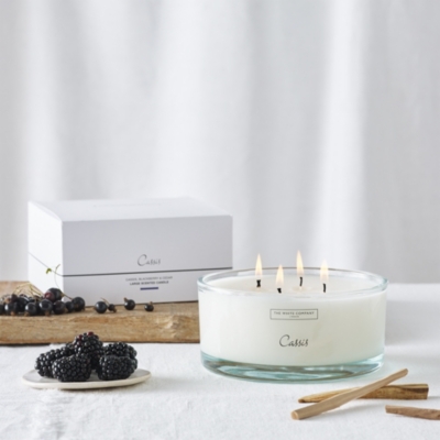 Cassis & White Cedar Candle - Relaxing Home Fragrance