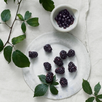 Cassis Pillar Candle Candles & Fragrance The White Company UK