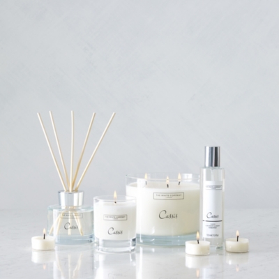 Cassis Tealights Set of 12 Candles & Fragrance Sale The White