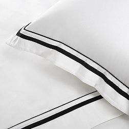 Duvet Covers Double King Bed Cover, White Duvet Cover With Black Trim